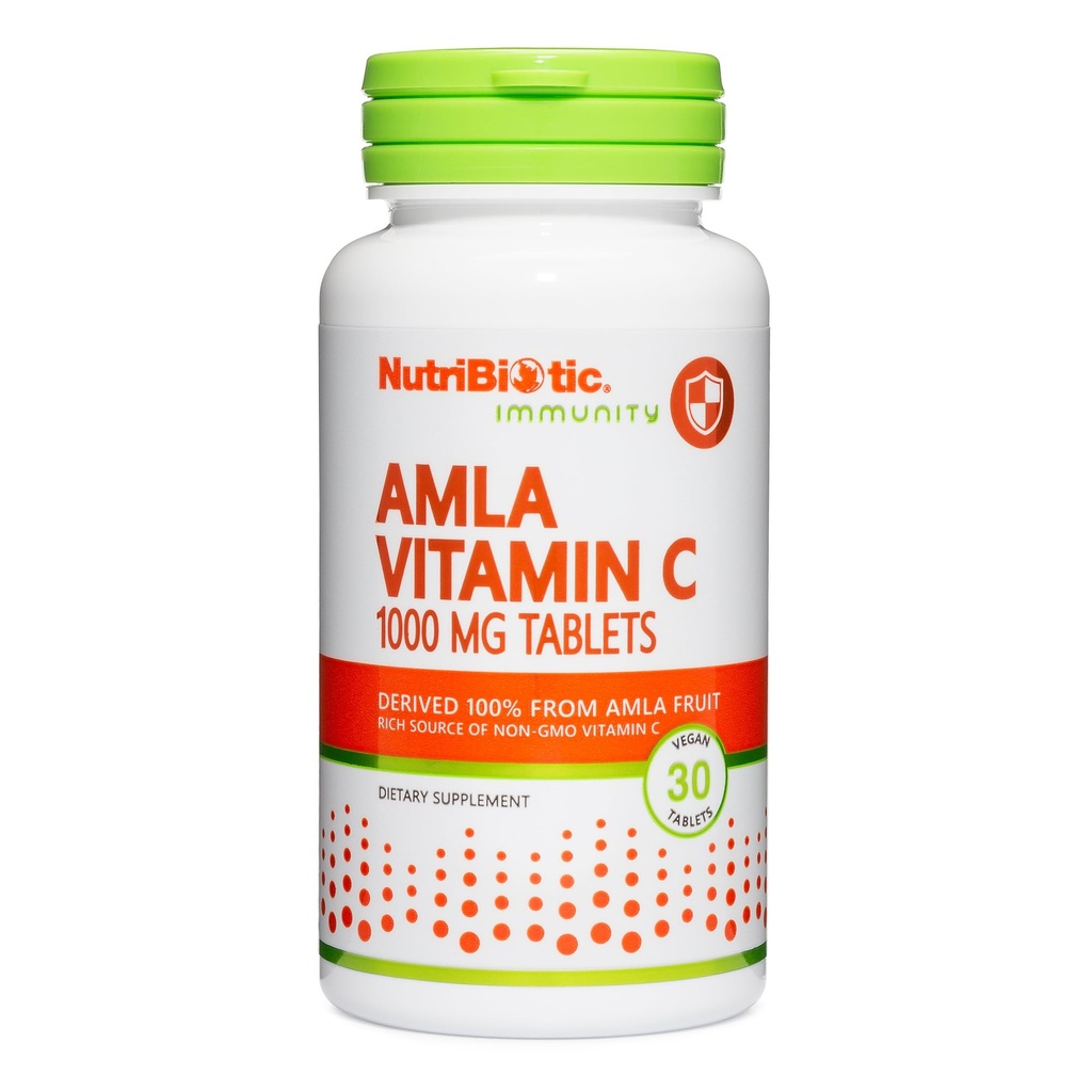 Amla nutribiotique vitamine C, 30 onglets Source riche de non-OGM, vitamine naturelle C pour antioxydants et collagène support