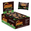 Énergie de conduite - Bite d'énergie caféiné - Chocolat foncé Mant Énergie Carburant avec 150 mg de caféine - L'énergie de longue durée pour la gymnastique, l'entraînement, les adultes - grand goût - faible teneur en glucides - Snack santé - 50 Compte