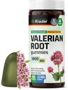 BIO KRAUTER Gommies de racines valérianes - 1800 mg Résistance - 90 Chews végétaliens - Pas de mélatonine - Soutien relaxation et calme - Extrait de racines valérianes