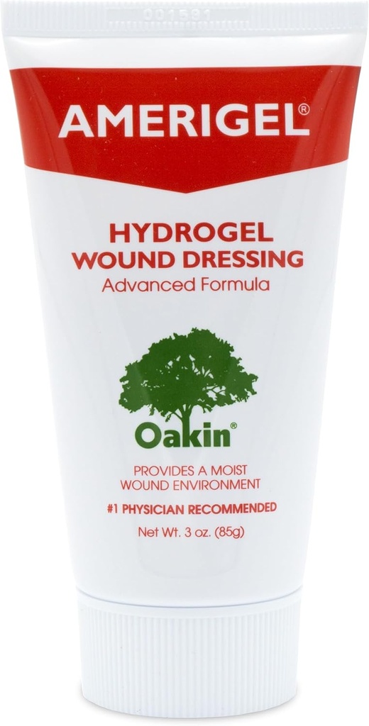 AMERIGEL Hydrogel Wound Dressing (3 oz) - Fournit l'environnement de guérison des plaies sèches
