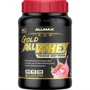 ALLMAX Nutrition Or ALLWHEY, fraise - 2 lb - 24 grammes de protéines par scoop - sans gluten, faible teneur en glucides et faible teneur en sucre - Env. 30 portions