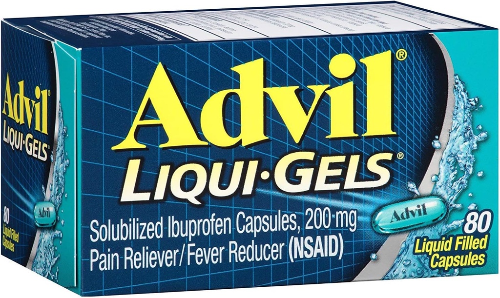 Advil Liqui-Gels 80 Liqui-Gels (paquet de 3)