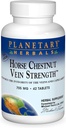 Herbes Planétaires Cheval Châtaigne Vein Force, soutient l'intégrité des veines et des capillaires*, 705 mg - 42 comprimés