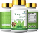 Nettoyant Pure & Organic 15 jours pour Gut System - Capsules Softgel avec Ginkgo Biloba & Ginger (30 capsules) - Détox naturel, santé digestive