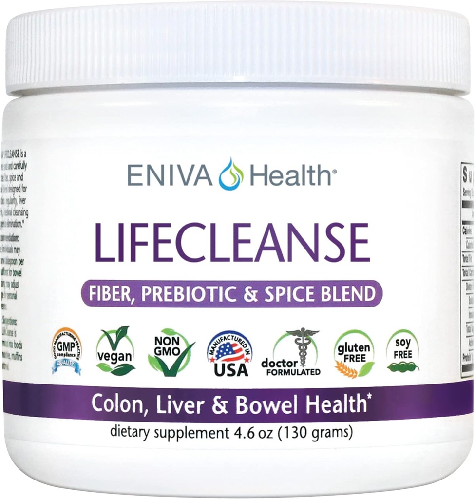 Poudre complexe de fibre naturelle d'Eniva LifeCleanse (4,23 oz)