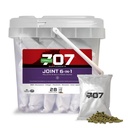 Formule 707 Joint 6en1 Supplément Hippique, Emballages frais quotidiens – Soutien à l'intégrité articulaire et à la réponse inflammatoire chez les chevaux – Muselle à lisure verte, MSM, Glucosamine, Chondroïtine et Collagène