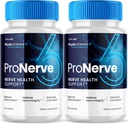 (2 Pack) Pro Nerve 6 Capsules Advanced Nerve Health Support, Pro Nerve 6 Dietary Supplément Capsules ProNerve Advanced Formula Nerve Support Supplément Hommes Femmes Optimal Health Support (120 Capsules)