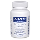 Encapsulations pures DHEA 7-Keto 100 mg Unique DHEA Metabolite Supplément pour soutenir la thermogenèse et la composition corporelle saine*