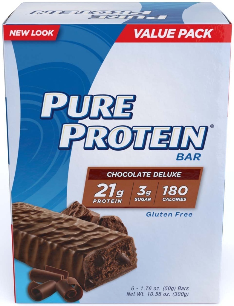 Pure Protein Chocolate Deluxe Haute Protein Bar 1.76 Oz 24 Ct