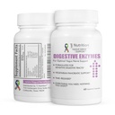 Enzymes digestifs pour les stomachs sensibles - soutient Vagus Nerve, soutien végétarien pancréatique, la formule de libération chronométrée pour la santé optimale de Gut, améliore la digestion alimentaire et Gut Flora