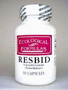 Formules écologiques - N-Ace-L-Cys (Timed Rel) 60 capsules