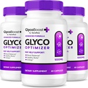 NutraRize (3 Pack) GlycoBoost - Formule officielle de soutien du sang Glyco Boost, Toutes les capsules naturelles pour des niveaux sains et stables, GlycoBoost Blood Vessel Cleaner, Glyco Boost Optimizer (180 Capsules)