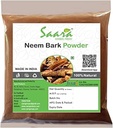 Poudre de Neem Bark Poudre de Neem Chhal, utile dans la fatigue, Maladies de la peau, Supplément de vitamine,100gm
