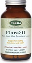 Flora FloraSil 90 Gélules - Supplément Silica avec extrait de crin pour cheveux, peau et ongles sains* - Soutient la formation de collagène