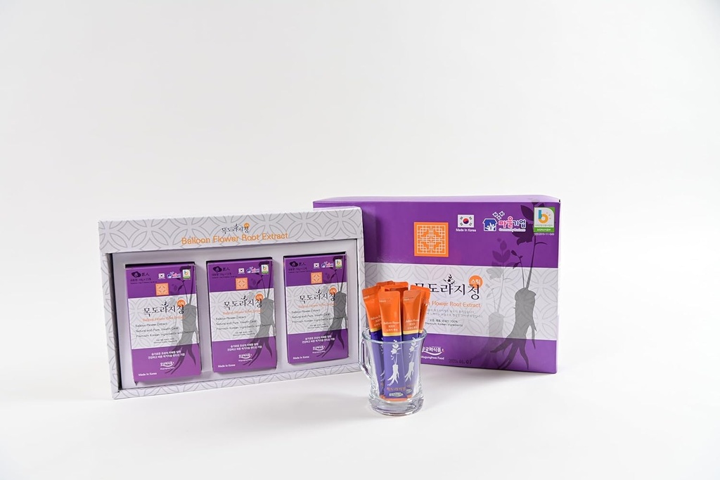 Extrait de racine de fleur de ballon/Bellflower/Gingembre/Jocheong/Korea Ingrédients naturels/Pâtes/Coudes Gorge à pâte/Sugar Sirop de riz libre/Syrup malt/Tous les âges naturels/Tous les âges