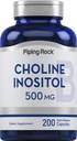 Suppléments d'inositol pour la choline de la roche piquante 500 mg 200 capsules