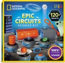 Kit National Geographic Circuit Maker - Kit électronique pour enfants avec 120 projets de circuits électriques, Jouet STEM Circuit électrique, Projets électroniques, Kit circuit électrique pour enfants, Kit électrique