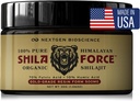 ShilaForceTM Shilajit Pure Gold-Grade Wild-Harvested Himalayan résine vivante biologique - 500mg 70% acide fulvic et 10% acide humique avec 85+ minéraux traces, 30g Fabriqué aux États-Unis, brun