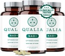 Supplément Qualia NAD — Prouvé cliniquement pour stimuler le NAD+ jusqu'à 67 %. Vieillissement optimisé, énergie, focus. Elite NAD+ Booster Ingrédients: Nicotinamide Riboside (NIAGEN,) Niacine, Niacinamide (3 mois d'approvisionnement)