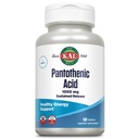 KAL Acide pantothénique 1000mg, libération prolongée Vitamine B5 - Suppléments énergétiques - soutient le métabolisme des glucides, graisses et protéines, santé des cheveux et de la peau, végétalien, garantie de 60 jours, 100 portions, 100 comprimés