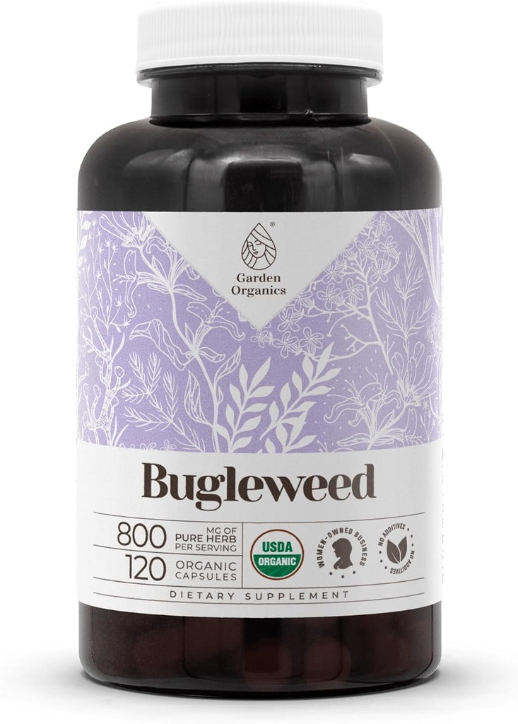 Bugleweed USDA Organic 120 Capsules (Lycopus virginicus) Herbe séchée (120 Capsules)