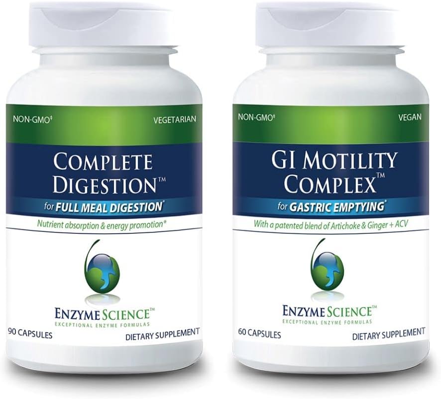 Science de l'enzyme Digestion améliorée Digestion complète 90 et Complexe de mobilité GI 60