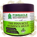 Multivitamine de pinnacle pour femmes avec fer, vitamine D3, vitamine C, B12, biotine, zinc, calcium et magnésium, cheveux multiminéraux, soutien de la peau et des ongles, soutien du cerveau, soutien immunitaire antioxydant, 120 comte