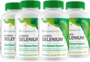 Sélénium ultime 100 mcg 4 bouteilles 90 capsules