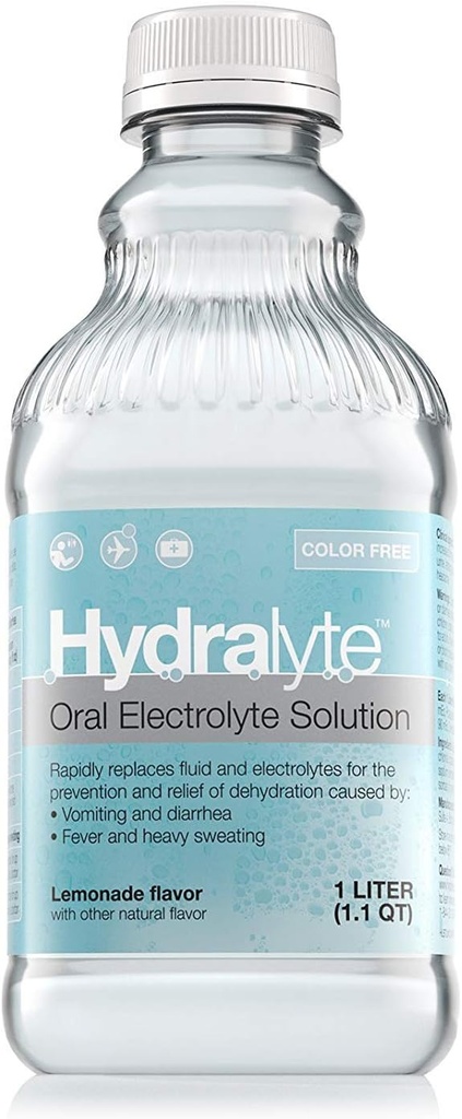 Hydralyte Limonade d'électrolyte liquide 33,8 oz (2 boîtes)