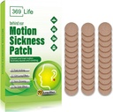 Motion Maladie Patches pour voitures et bateaux, navires, croisières et avions et autres formes de transport - Essentiels de voyage, pour adultes et enfants (36 comte)