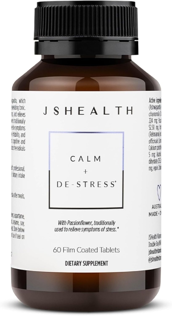 JSHealth Calm + Supplément de détresse - 60 gélules