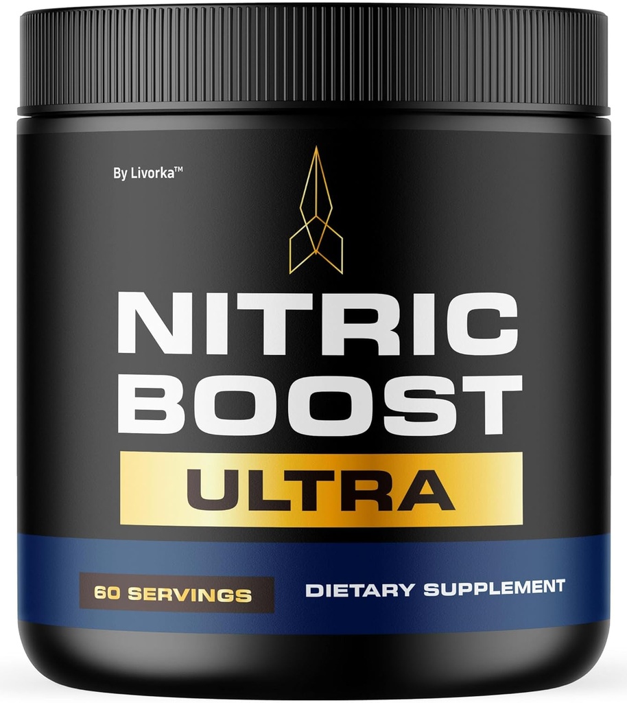 LIVORKA Nitrique Boost - Nitrique Boost Ultra Purple Powder pour hommes, NitriqueBoostUltra Powder, Boost Energy et soutenir les styles de vie actifs, 60 portions pour 1 mois