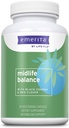 Emerita by Life-flo Midlife Balance, Suppléments à la ménopause pour les femmes, Soutien à l'équilibre sain avec le coho noir et le trèfle rouge, Garantie de 60 jours, Non testé sur les animaux, 30 portions, 60 VegCaps