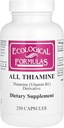 Formules écologiques Toutes les thiamines, 250 capsules