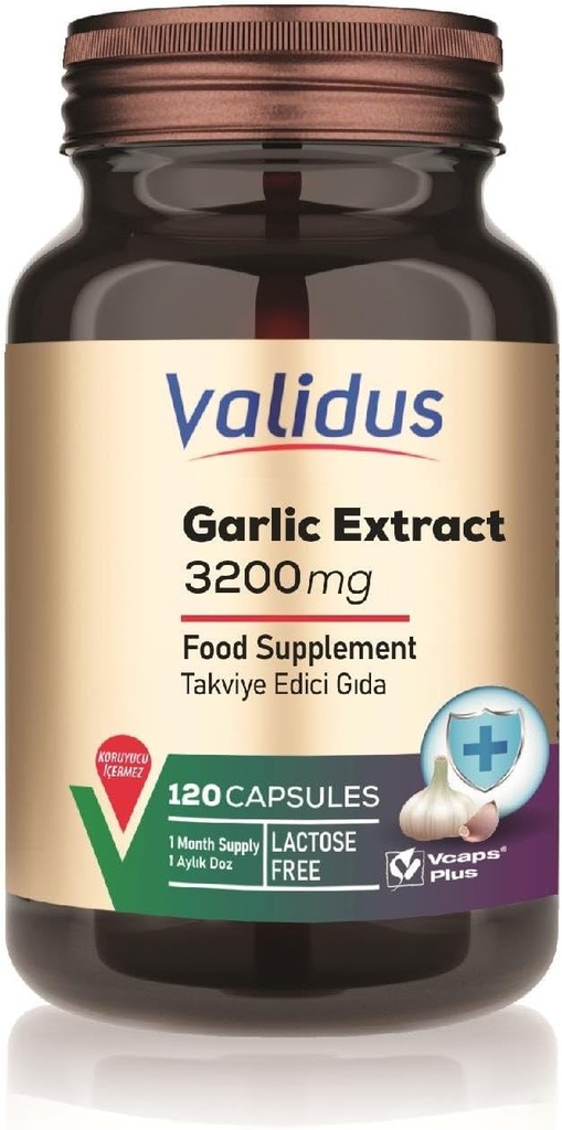 VALIDUS Garlic 3200 mg 120 Capsules