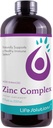 Life Solutions Zinc Complex - Zinc Gluconate and Copper Gluconate for Optimal Immune Support & Health - High Absorption Formula - Liquid 8oz-