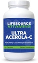 Vitamines LifeSource - Ultra Acerola-C - Acerola Berry Powder 1500 mg - 90 capsules - 500 mg de vitamine C par portion