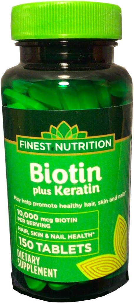 ZZP Finest Nutrition Biotine + Kératine 150 Comprimés