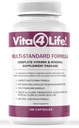Vita4Life!® Multi-Standard Formula • Complexe Vitaminique et Minéral Complete • 360 capsules • Bouchons Véggie à Dissolve Rapide • Pas de remplissage, OGM, gluten, laiterie • 50+ nutriments (A-Zinc)