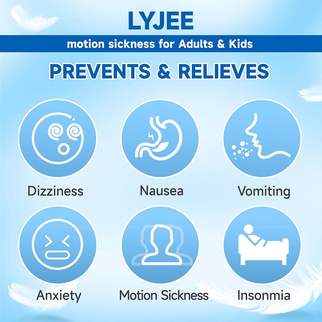 LYJEE Motion Sickness Bands Anti Nausea Wristband for Adult and Kids Morning Sickness Relief for Pregnant Women Acupressure Nausea Relief for Car, Sea, Air Sickness (green)