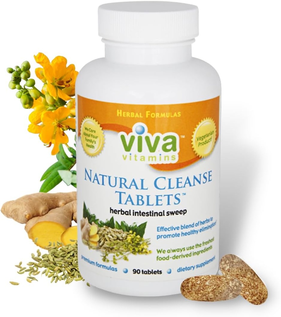 Nettoyant naturel - Laxatifs Comprimés de Senna pour Nettoyant Colon, Nettoyant Gut, et Adoucisseurs Tabouret, Bloating et Relief de Constipation pour les femmes et les hommes, Supplément de balai Colon, Non-OGM, Vegan - 90 Comprimé