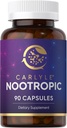 Supplément nootropique Carlyle 90 Capsules avec B12, Guarana et plus loin