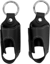 Porte Inhalateur Asthme générique, 2pcs Porte Inhalateur Asthme Stockage Portable Protège PU En Cuir Asthme Boîtier Inhalateur pour Voyage (Noir)