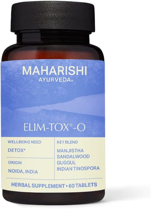 Maharishi Ayurveda - Elim-Tox Detox Management Herbal Supplement (60 comprimés - 500mg)