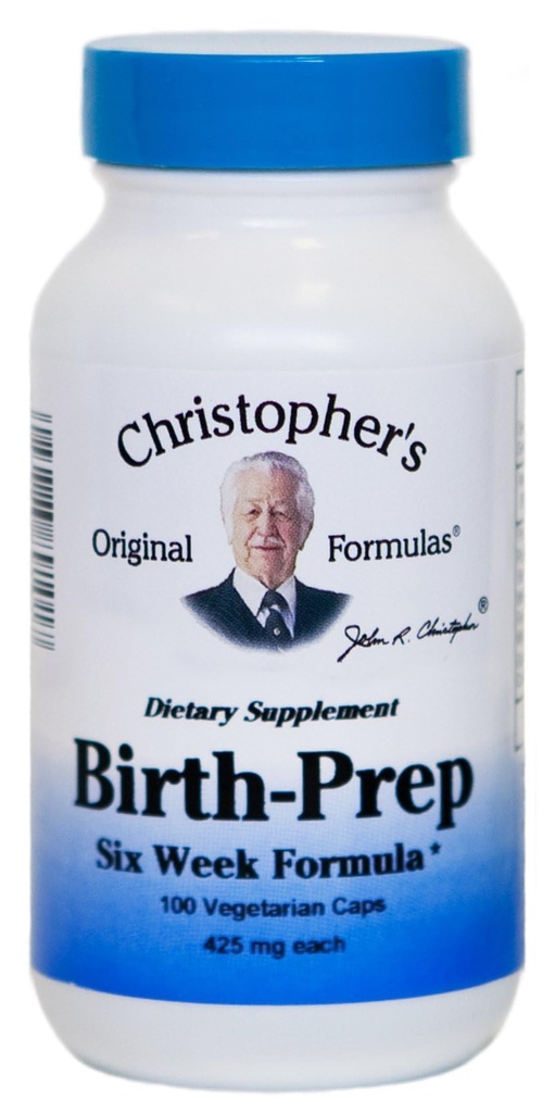 Formules originales de Christopher Capsules de préparation à la naissance 100 ct - Mélange à base de plantes pour les mères enceintes - Supporte la préparation naturelle pour la naissance