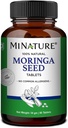 Minature Moringa Seed 90 Comprimés $1000 mg $ 45 Jours d'approvisionnement $ Vegan de l'Inde
