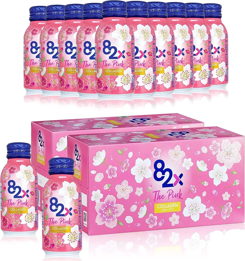 82X Le collagène rose - boisson de collagène marin liquide