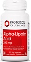 PROTOCOLE POUR LA BALANCE DE VIE Supplément à l'acide alpha-lipoïque - 600mg ALA - Étancheur de stress oxydatif, flux sanguin et santé cardiaque - sans casher et lait - 60 gélules