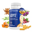 Supplément de réparation intestinal avec de la glutamine et des herbes pour Gut de fuite, soutien prébiotique, soulagement du blottis, gaz, constipation