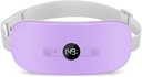 NOWWISH Plaque chauffante pour les crampes d'époque soulagement de la douleur, portable sans fil électrique plaque chauffante rechargeable avec 6 niveaux de chaleur et 6 modes de massage, Cadeaux de Noël pour les femmes adolescentes, violet